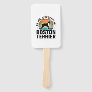 Éventail Conception de chemise pour amateur de chien Boston