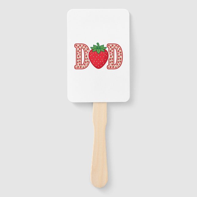 Éventail Conception de chemise vectorielle lettrage fraise  (Devant)