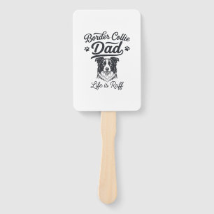 Éventail Conception de chemise vintage Border Collie Papa L
