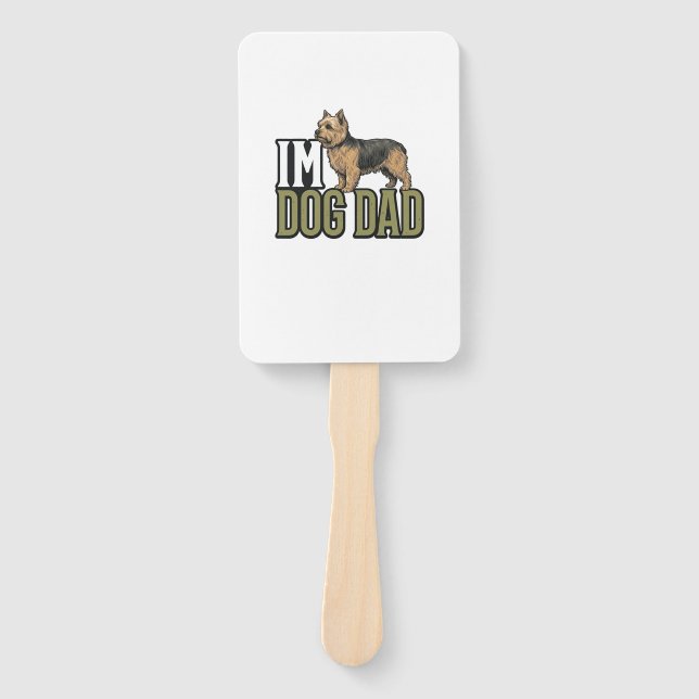 Éventail Conception de t-shirt avec gravure de terrier pour (Devant)