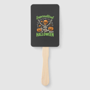 Éventail Conception de vecteur de Halloween de squelette su