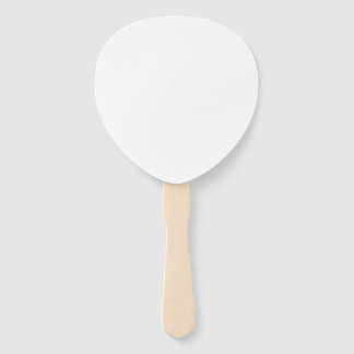 Éventail Conception simple blanche personnalisée Ajouter un