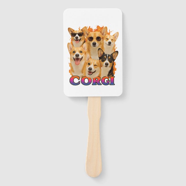 Éventail Copie Corgi (Devant)