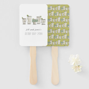 Éventail Course à cheval à la menthe Jeu Derby Day