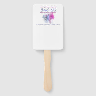 Éventail Created to be God's Crown (Isaiah 62:3) Hand Fans