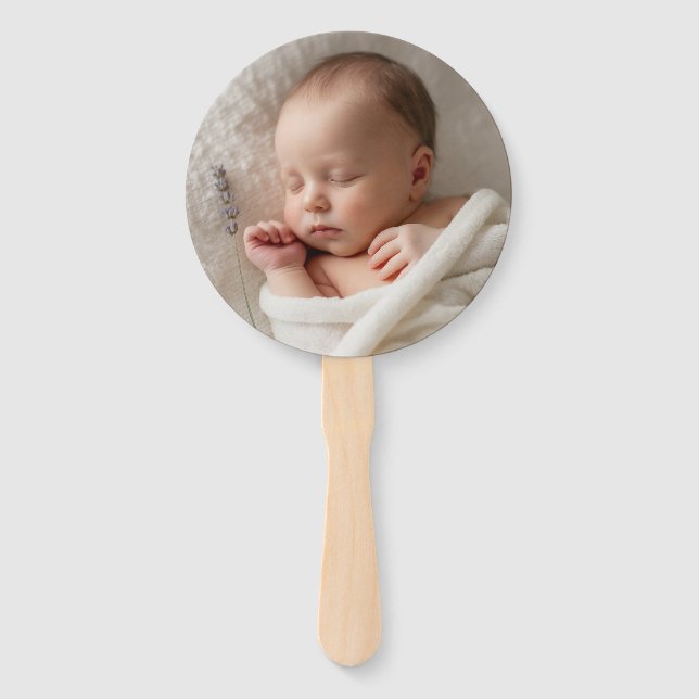 Éventail Créez votre propre bébé personnalisé  (Devant)