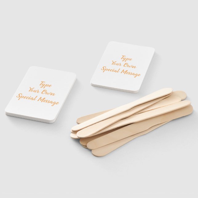 Éventail Créez Votre Propre Fiançailles-Douche de Mariée-Ma (Non-assemblé)