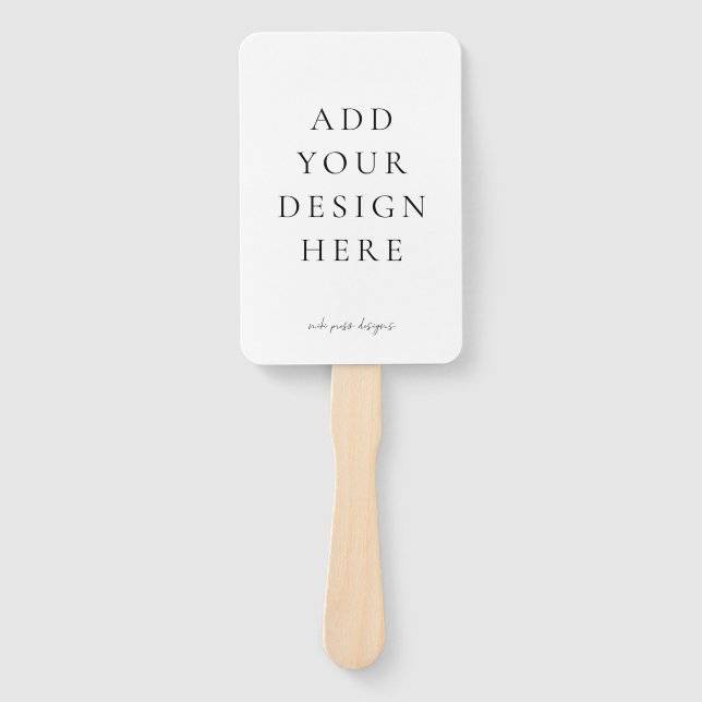 Éventail Créez-vous vos propres fans du programme de mariag (Devant)