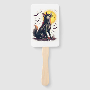 Éventail Cri de Shiba squelette