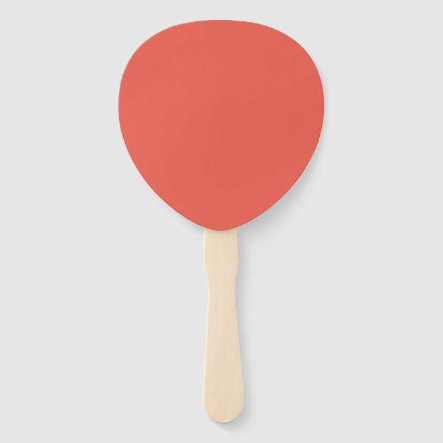 Éventail Custom Tear Drop Fan – Fire Opal Bold (Devant)