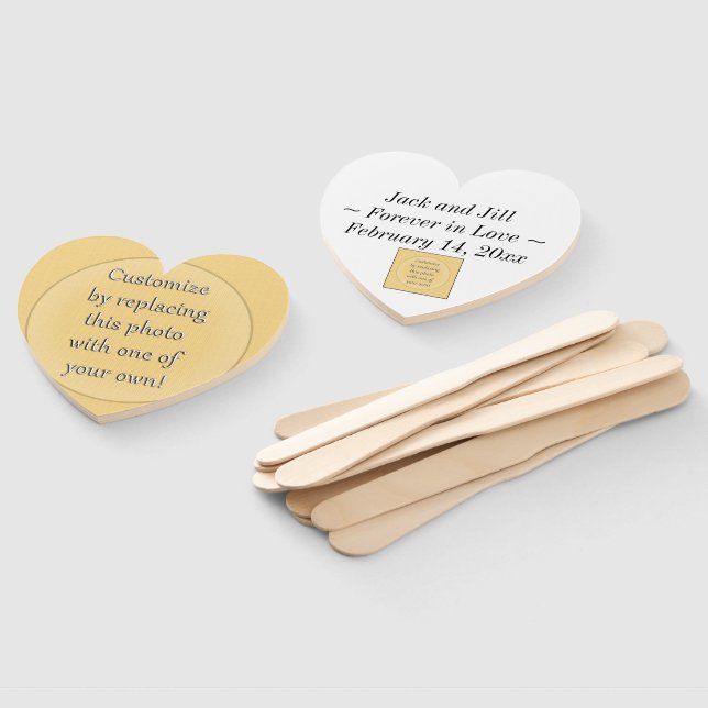 Éventail Customize This! Add Your Art or Photograph (Non-assemblé)