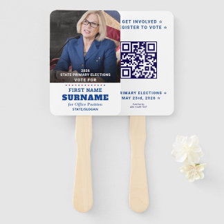 Éventail Democratic Party Campaign Personalized QR & Photo