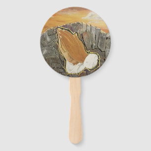 Éventail Dieu Répond Aux Prières Fans À La Main