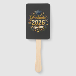 Éventail Diplômé sur mesure de la promotion 2026 Famille pe