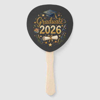 Éventail Diplômé sur mesure de la promotion 2026 Famille pe