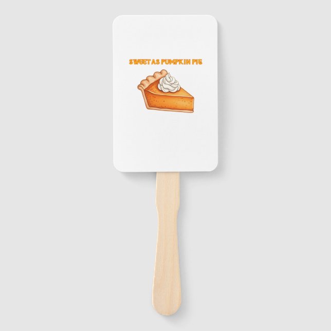 Éventail Doux comme une tarte au potiron � Dessert de Thank (Devant)