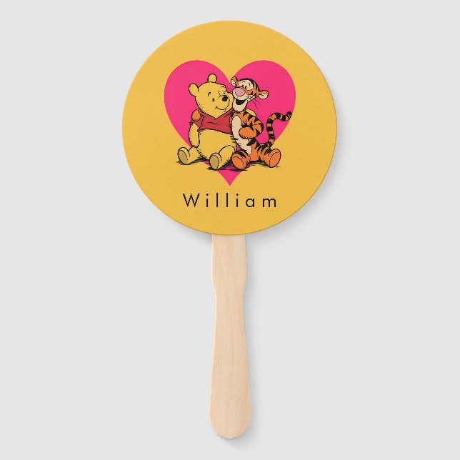 Éventail Doux Winnie l'ourson et Tigger (Devant)