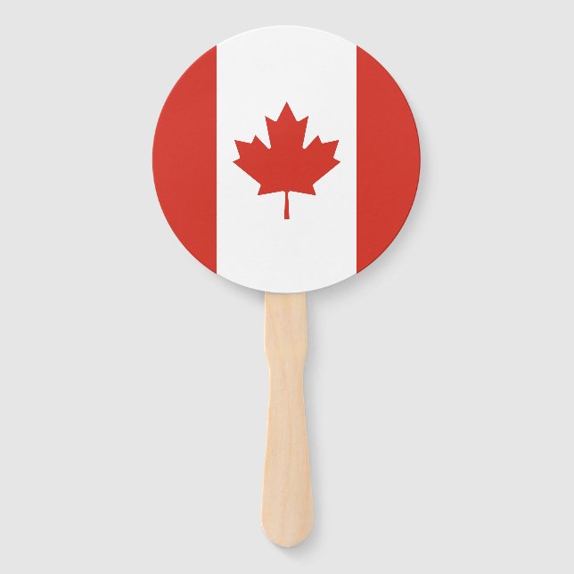 Éventail Drapeau canadien patriotique (Devant)