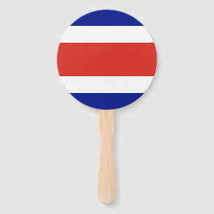 Éventail Drapeau civil du Costa Rica