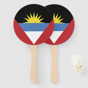 Éventail Drapeau d'Antigua-et-Barbuda