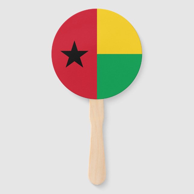 Éventail Drapeau de Guinée-Bissau (Devant)