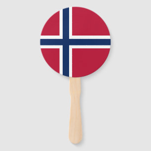 Éventail Drapeau de la Norvège