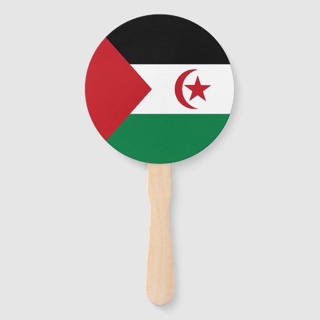 Éventail Drapeau de la République arabe sahraouie démocrati (Devant)