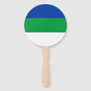 Éventail Drapeau de la République Komi