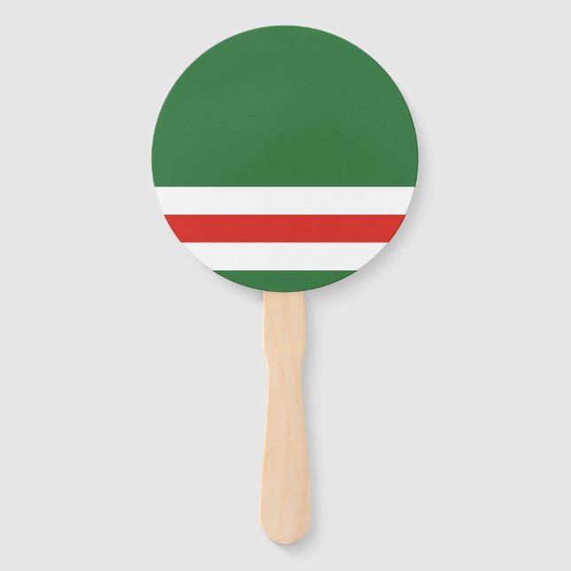 Éventail Drapeau de la République tchétchène d'Ichkeria Ens (Devant)