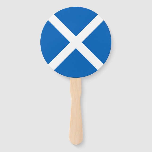 Éventail Drapeau de l'Écosse (Devant)