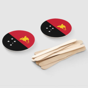Éventail Drapeau de Papouasie-Nouvelle-Guinée