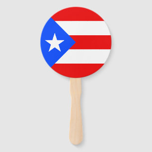 Éventail Drapeau de Porto Rico