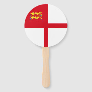 Éventail Drapeau de Sercq