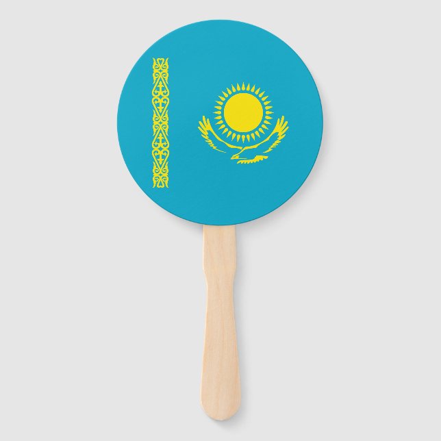 Éventail Drapeau du Kazakhstan (Devant)