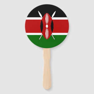 Éventail Drapeau du Kenya