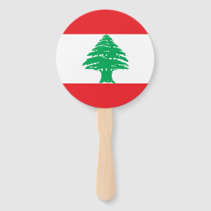 Éventail Drapeau du Liban