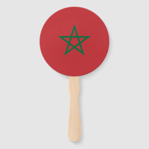 Éventail Drapeau du Maroc