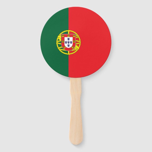 Éventail Drapeau du Portugal (Devant)