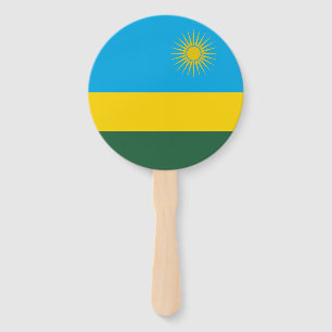 Éventail Drapeau du Rwanda