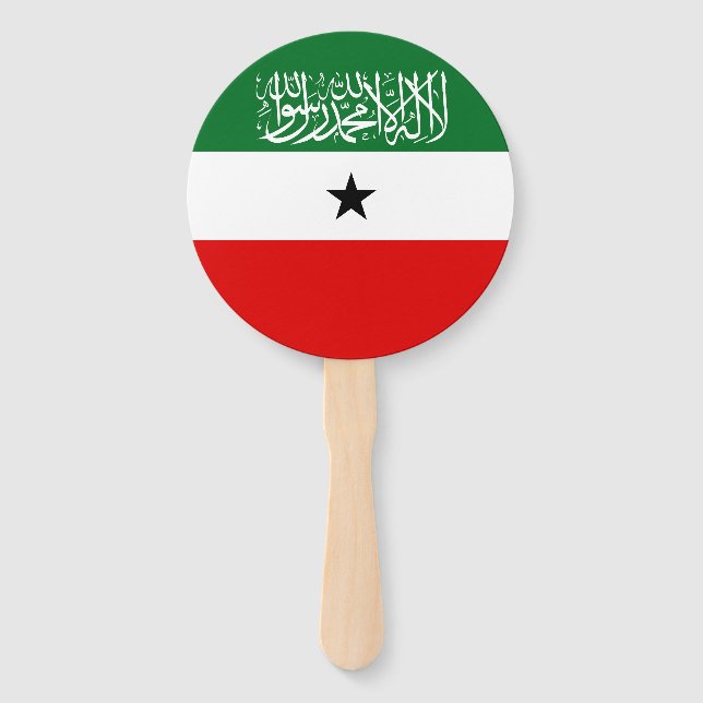 Éventail Drapeau du Somaliland (Devant)