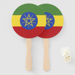 Éventail Drapeau éthiopien