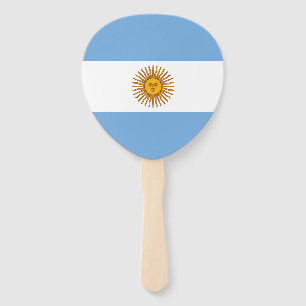 Éventail Drapeau patriotique argentin