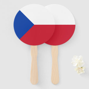Éventail Drapeau République tchèque