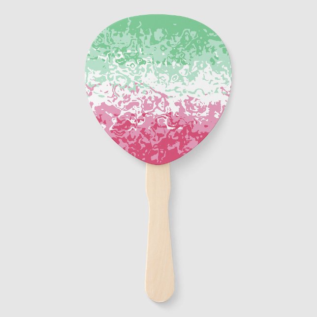 Éventail Drapeau Super psychédélique Abstrait (Devant)