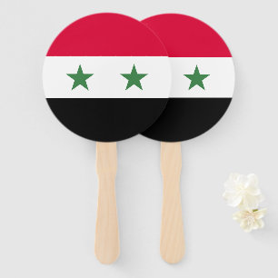 Éventail Drapeau syrien