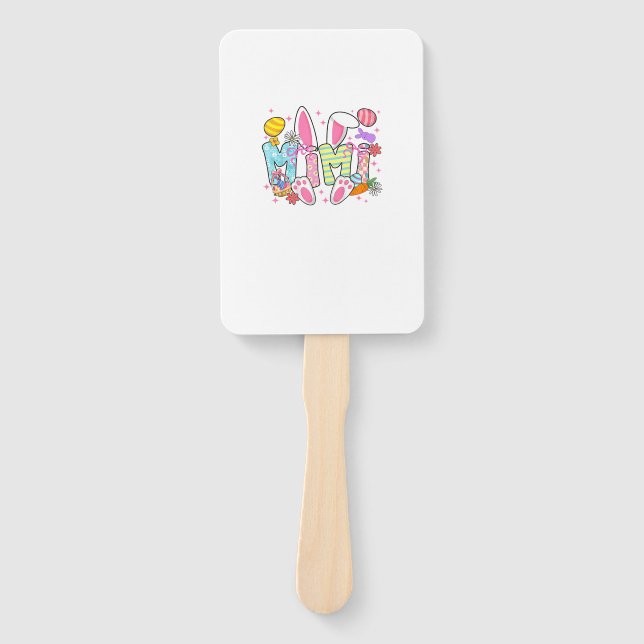 Éventail Easter Mimi Bunny Ears Coquette Bow Easter Rabbit  (Devant)