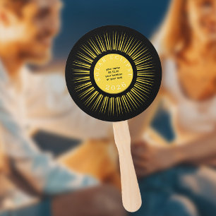 Éventail Éclipse solaire totale 2026 votre texte personnali