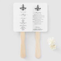 Élégant Lustre Monogramme Mariage Noir Blanc