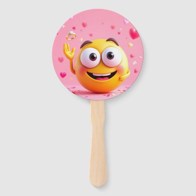 Éventail Emoji Engagé (Devant)