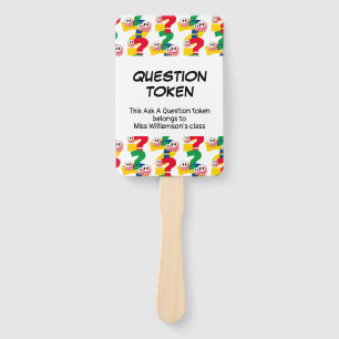 Éventail Enseignant Gestion de classe POSER UNE QUESTION TO